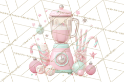 Retro Christmas Appliances Clipart PNG Product Image 4