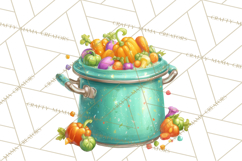 Retro Christmas Appliances Clipart PNG Product Image 2
