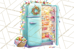 Retro Christmas Appliances Clipart PNG Product Image 2