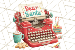 Retro Christmas Appliances Clipart PNG Product Image 4