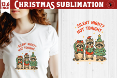 Retro Christmas sublimation | Funny Christmas clipart Product Image 1