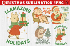 Christmas Crochet, Latch Hook, retro sublimation MEGA bundle Product Image 12