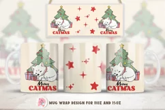 Christmas Mug Wrap Sublimation Designs, Christmas Penguin Mug, Christmas Png