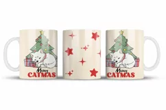 Christmas Mug Wrap Sublimation Designs, Christmas Penguin Mug, Christmas Png