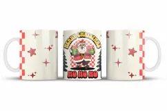 Christmas Mug Wrap Sublimation Designs, Christmas Penguin Mug, Christmas Png