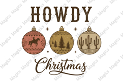 Retro Christmas Ornaments Png Product Image 1