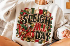 Retro Christmas PNG Christmas Saying PNG Product Image 3