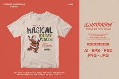 Retro Christmas T-shirt Design Bundle Product Image 4