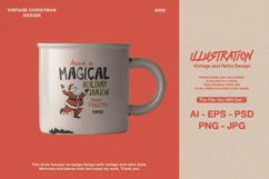 Retro Christmas T-shirt Design Bundle Product Image 6