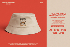 Retro Christmas T-shirt Design Bundle Product Image 8