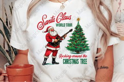 Retro Christmas Santa Claus Png Product Image 2