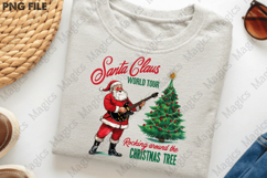 Retro Christmas Santa Claus Png Product Image 3