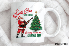 Retro Christmas Santa Claus Png Product Image 4