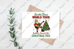 Retro Christmas Santa Png, Christmas Png Product Image 3