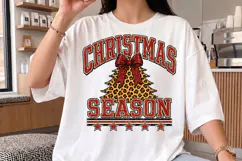 Retro Christmas Season Winter Apparel PNG, Holiday Shirt Product Image 2