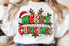 Retro Christmas Shirt Sublimation Designs Product Image 2