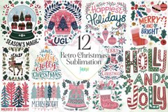 Retro Christmas Sublimation Bundle Product Image 1