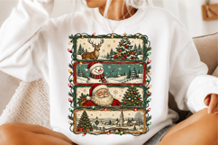 Retro Christmas Sublimation Png Product Image 3