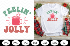 Retro Christmas SVG Design, christmas png dxf, illustrations Product Image 1