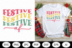 Retro Christmas SVG Design, christmas png dxf, illustrations Product Image 1