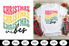 Retro Christmas SVG Design, christmas png dxf, illustrations Product Image 1