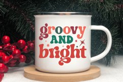 Groovy and bright SVG, Retro Christmas SVG Design Product Image 2
