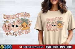 Christmas family 2023 SVG, Christmas SVG Product Image 1