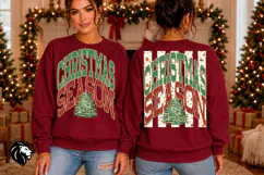 Christmas Season PNG | Retro Christmas Tree Design Product Image 3