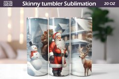 Santa Claus Tumbler Wrap | Christmas Characters Tumbler Product Image 1