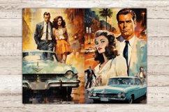 Retro Cinema Junk Journal Pages, 1950s, GlamArtZhanna, Printable Junk Journal Bundle, 1950s Digital Art, Film Ephemera, Vintage Digital Collage Sheet, Movie Junk Journal Paper, Cinema Posters Collage, Detective Ephemera