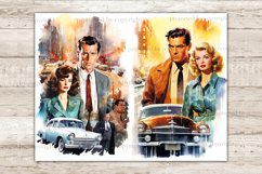 Retro Cinema Junk Journal Pages, 1950s, GlamArtZhanna, Printable Junk Journal Bundle, 1950s Digital Art, Film Ephemera, Vintage Digital Collage Sheet, Movie Junk Journal Paper, Cinema Posters Collage, Detective Ephemera