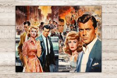 Retro Cinema Junk Journal Pages, 1950s, GlamArtZhanna, Printable Junk Journal Bundle, 1950s Digital Art, Film Ephemera, Vintage Digital Collage Sheet, Movie Junk Journal Paper, Cinema Posters Collage, Detective Ephemera