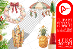 Retro Coastal Christmas Sublimation Product Image 1