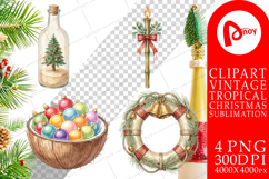 Retro Coastal Christmas Sublimation Product Image 1