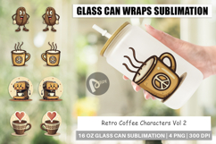 Glass Can Retro Coffee Product Image 1