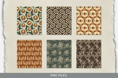 Retro Coffee Postage Pattern Paper Pack Product Image 1