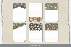 Retro Coffee Postage Shaped Journaling Area Product Image 1