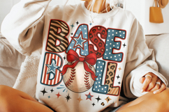 Baseball PNG, Preppy Baseball, Baseball Mom PNG, Game Day Product Image 3