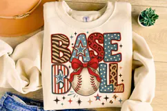 Baseball PNG, Preppy Baseball, Baseball Mom PNG, Game Day Product Image 1