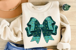 Retro Coquette St Patrick’s Day PNG, Coquette St Patty’s Da Product Image 3