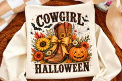 Retro Cowgirl Halloween Png,Fall Spooky Boots Png Product Image 2