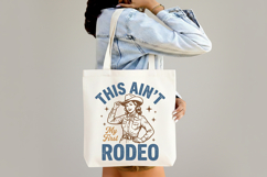 Retro Cowgirl Not My First Rodeo Design Product Image 4