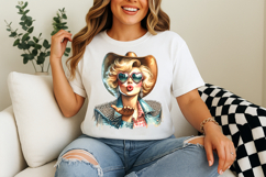 retro cowgirl sunglasses png, blonde cowgirl clipart sublimation, vintage cowgirl png design, western retro fashion clipart, girly cowgirl sublimation design, rustic retro cowgirl png file, country girl sunglasses png, trendy western cowgirl printable, re