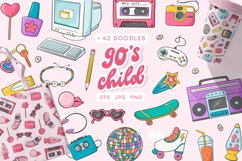 42 Y2K DOODLES AND 5 PATTERNS COLLECTION Product Image 1