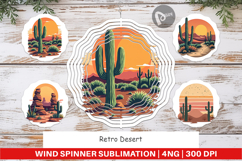 Wind Spinner Retro Desert Vibes Product Image 1