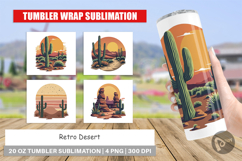Tumbler Retro Desert Vibes Product Image 1