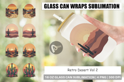 Glass Can Retro Desert Vibes Product Image 1