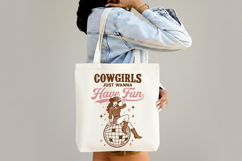 Retro Disco Cowgirl PNG Product Image 4