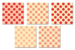 Retro Dot Octagon Oval Seamless Pattern Product Image 2