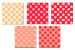 Retro Dot Octagon Oval Seamless Pattern Product Image 3